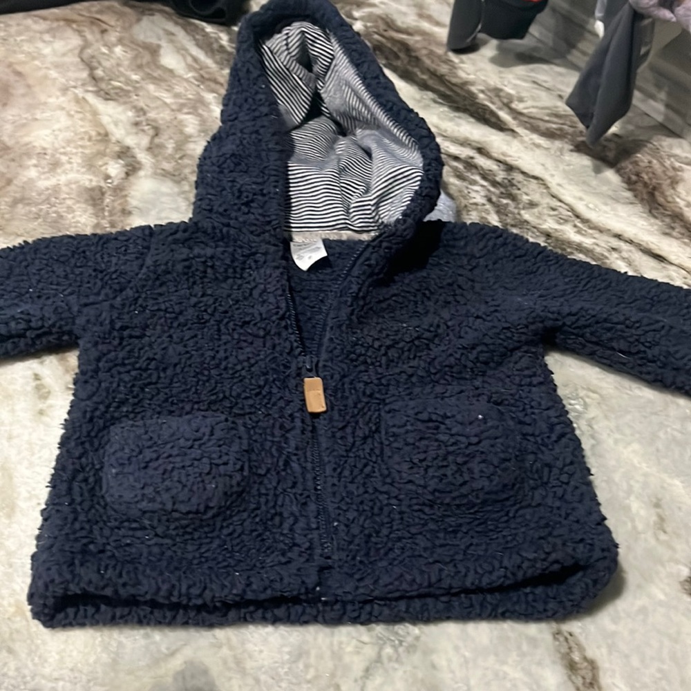 Carters navy blue zipper jacket